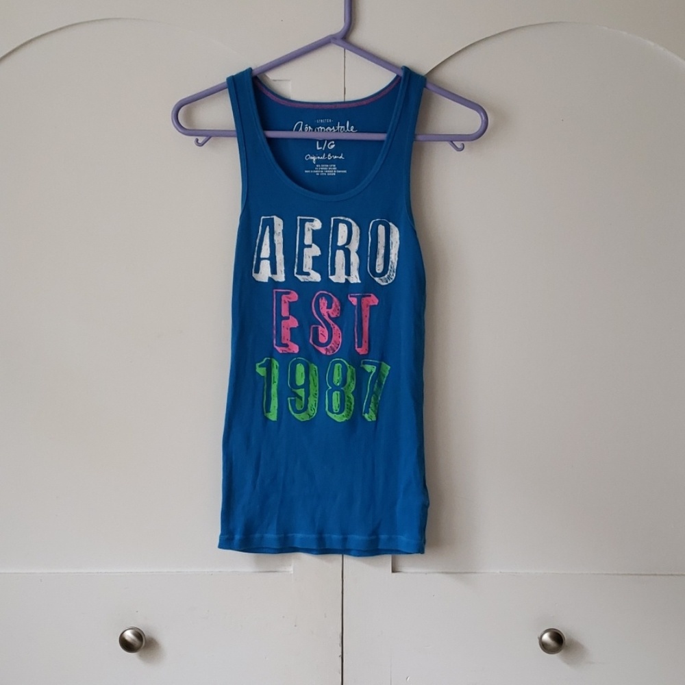 Blue tank top